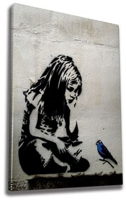 Obraz na plátne Vták volajúci WY49 70x100 cm