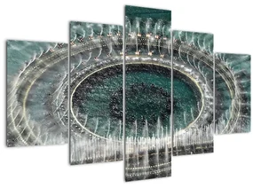 Obraz fontány (150x105 cm)