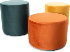 SI Doti A Sametový taburet škorica