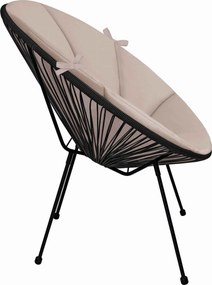 Podsedák do záhradného kresla ACAPULCO 91x72 cm - cappucino