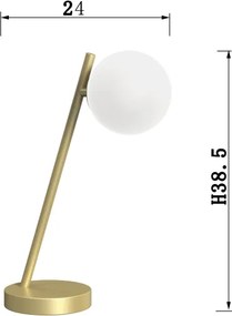 ONLI - Stolná lampa PALOMA 1xG9/10W/230V 38,5 cm zlatá