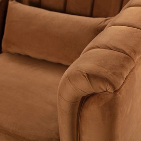 Pohovka Meriva Velvet caramel pre 2 osoby