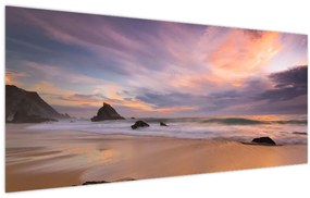 Obraz - Praia da Adraga (120x50 cm)