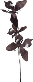 Dekoračná vetvička s tmavými motýlikami Butterfly - 10*10*65 cm