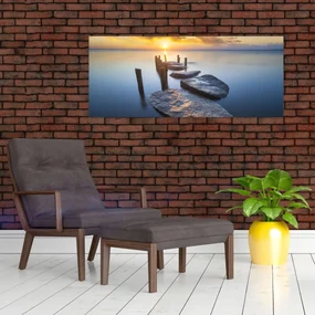 Obraz - Kamenné mólo (120x50 cm)