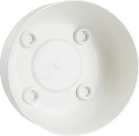 PLASTOVÝ KVETINÁČ TERRA 30X14,5 CM BIELA