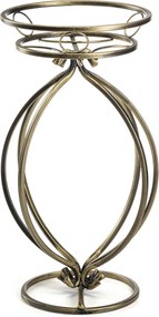 STOJAN NA KVETINÁČ VIRELLA 54X30 CM ZLATÁ