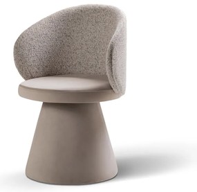 Béžové zamatové kreslo Inez – Micadoni