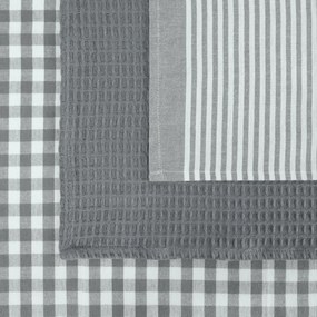 KUCHYNSKÉ UTIERKY LUCY SADA 9 KS 50X70 CM STRIEBORNÉ