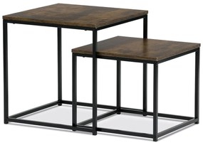 Set 2 príručných stolíkov Algarabias (old style wood). Vlastná spoľahlivá doprava až k Vám domov. 1121148