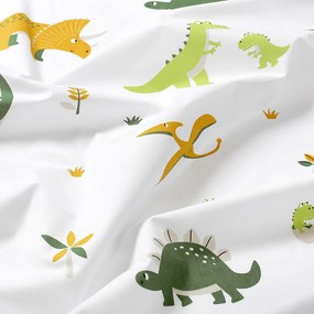 Goldea detský bavlnený záves - dinosaurie dobrodružstvo 280x150 cm
