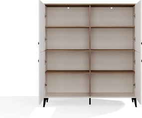 Komoda Point 123 cm dub Castello/kašmírová