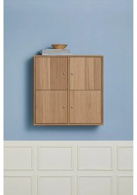 Závesná knižnica v dekore duba v prírodnej farbe 70x70 cm Mistral – Hammel Furniture