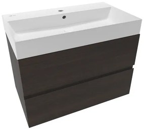 Kúpeľňová skrinka Naturel Verona 80x50x45,5 cm mat VERONA80TDU2, 1 ks