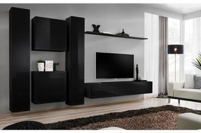 Obývacia stena Switch VI Čierna