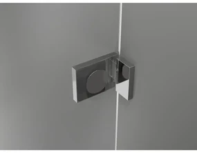 Mexen Lunar T, výklopný sprchový kút pravý 115 x 70 cm, 8mm číre sklo, chrómový profil, 834T-115-070-01-00-P