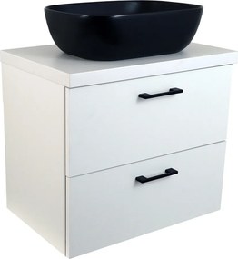 Comodo Kúpeľňová skrinka pod doskové umývadlo Agria W 60-HD - biela/biela