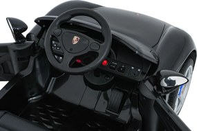 Ramiz Porsche 911 Carrera elektrické autíčko pre deti čierne