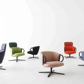 CUCARACHA čalúnené lounge kreslo CUCARACHA LB BL