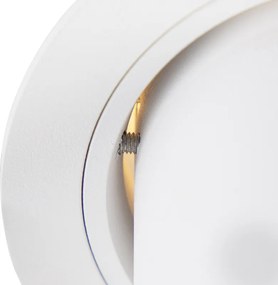 Inteligentné zapustené bodové svietidlo biele naklápacie vrátane WiFi GU10 - Installa