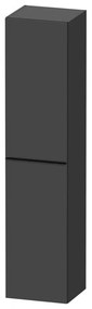 DURAVIT D-Neo závesná vysoká skrinka, 1 dvierka, pánty vpravo, 400 x 360 x 1760 mm, grafit matný, DE1328R4949