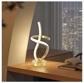 ONLI - LED Stolná lampa KIRA LED/10W/230V 4000K 28 cm zlatá