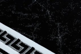 Koberec GLOSS 2813 87 styl, greek - čierny, sivý