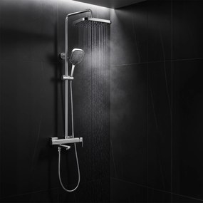 Rea Arlo, sprchový set s vaňovým výtokom, brúsená oceľ, REA-P7340