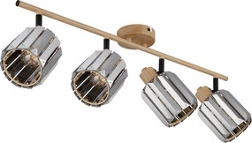 XXXLutz BODOVÉ SVIETIDLO, 40 W/E14, 64/9/15 cm - Online Only bytové doplnky - 004558501101