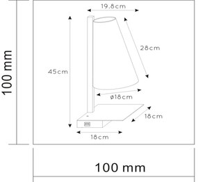 Lucide 30295/01/30 - Stmievateľná stolná lampa GREGORY 1xE27/60W/230V USB čierna