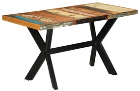 Jedálenský stôl 140x70x75 cm recyklované masívne drevo 351708