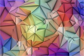 Obraz - Polygonálna abstrakcia (90x60 cm)