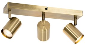 Moderné stropné svietidlo bronzové 3-svetlo nastaviteľné obdĺžnikové - Jeana