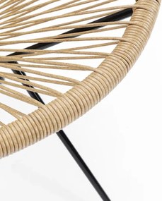 Hnedý záhradný nábytok z technoratanu – kompletný set na terasu a balkón