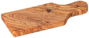 ČistéDrevo Doštička z olivového dreva s rukoväťou 23 cm