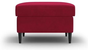 Červená zamatová podnožka Kyoto – Cosmopolitan Design