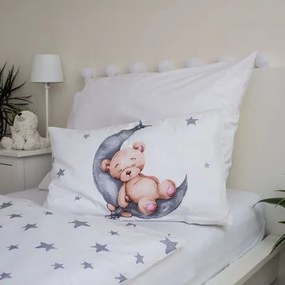 Jerry Fabrics Obliečky do postieľky 100x135 + 40x60 cm - Medvedík 02 baby