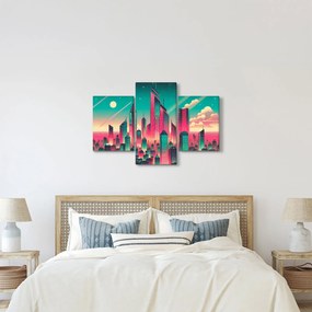 Obraz – Veľkomesto v pop-art štýle (90x60 cm)