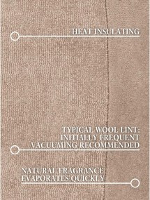 Béžový ručne tkaný koberec s prímesou vlny 125x200 cm Kari Organic – Villeroy&amp;Boch