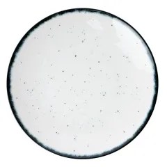 Jedálenská súprava 24 ks biela/čierna/porcelán