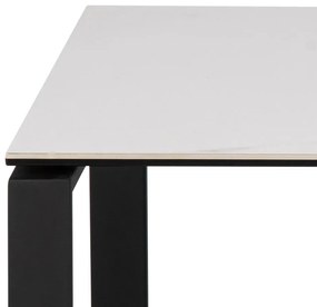 Actona Konferenčný stolík Katrine (2 ks) - biela / čierna