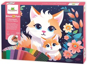 Stick & Fun – XL mozaika – roztomilé zvieratká