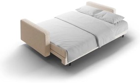 Béžová rozkladacia/s úložným priestorom pohovka z textílie buklé 222 cm Bali – Cosmopolitan Design