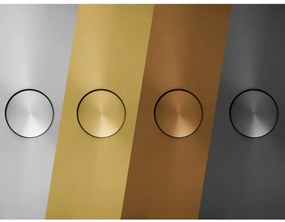 Erga HD, 1-komorový oceľový drez 220x440x210 mm, brúsená zlatá, ERG-MLS-HD2244G