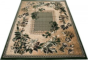 TA Koberec 7192C TMAVO BÉŽOVÁ ATLAS PP ZELENÁ Rozmer: 60x100 cm