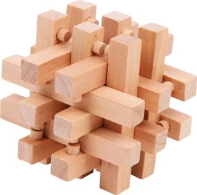 Sada drevených puzzle VAS hnedá