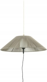 Faro Saigon Out C100 prenosné závesné svietidlo šedá/béžová, IP44, E27, 105c