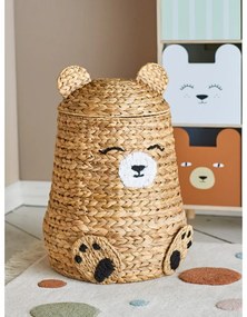 Detský kôš na hračky z vodného hyacintu v prírodnej farbe ø 40x57 cm Timone – Bloomingville Mini