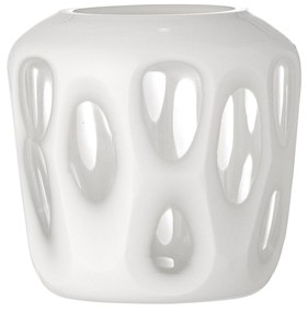 Bloomingville Svietnik z recyklovaného skla Rohan White