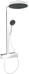 Hansgrohe Rainfinity, Showerpipe 360 1jet s termostatom ShowerTablet 350, biela matná, HAN-26853700